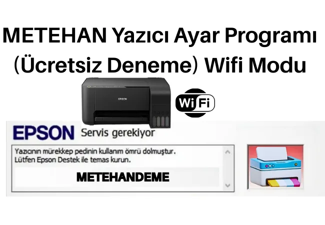Ücretsiz Atık Mürekkep Pedi Resetleme Denemesi – WiFi Modu